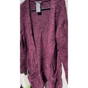 Chelsea & Theodore Size Women’s Red Maroon Western Poncho Sweater Jacket